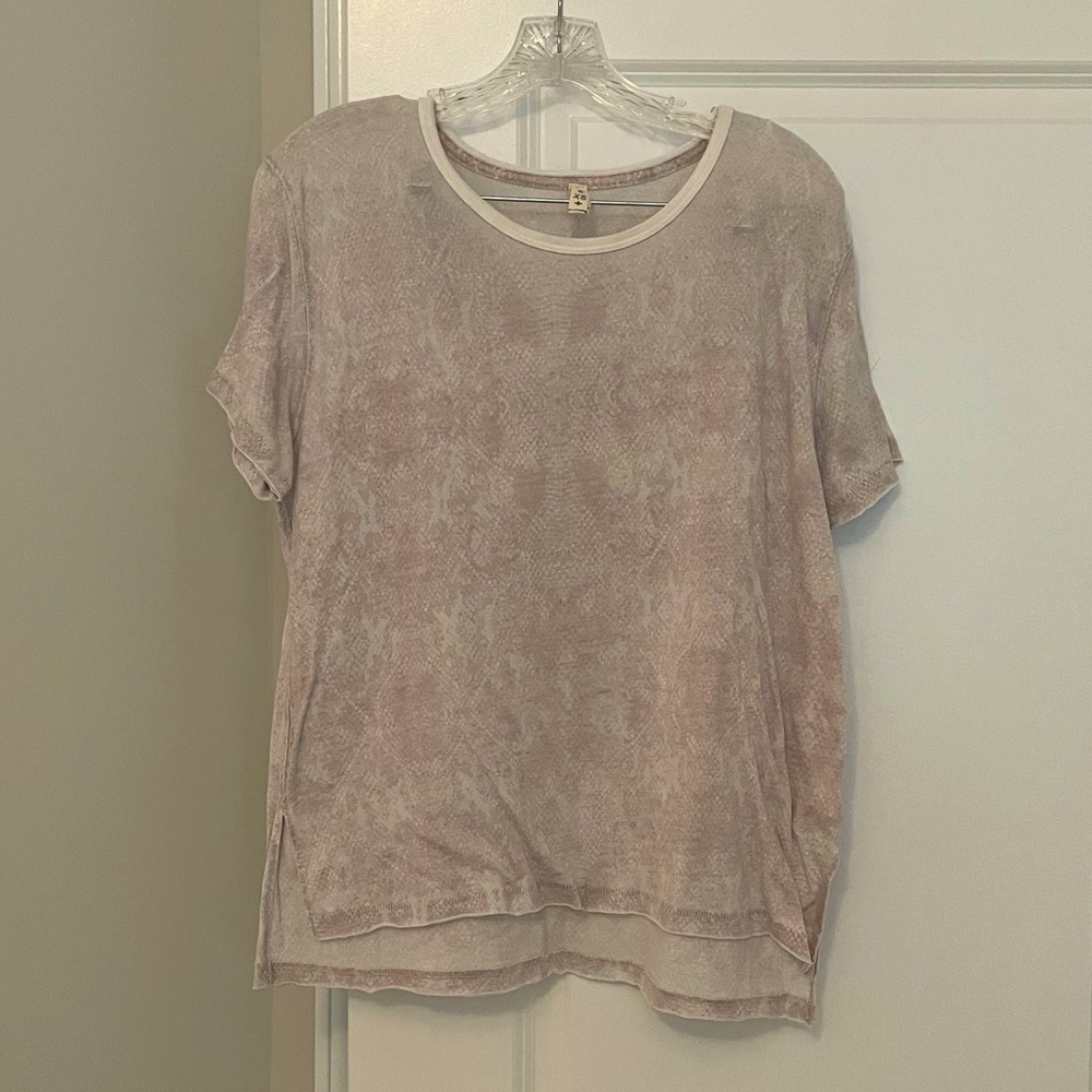 Free People Snakeskin T-Shirt